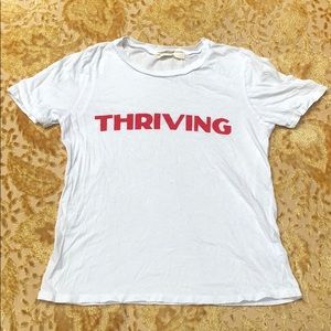 Urban Outfitters Cropped THRIVING tshirt